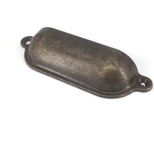 8PCS 101 Length Vintage Style Shell Shape Pull Handle for Closet Drawer Door Cabinet Handles Furniture Pull Knobs