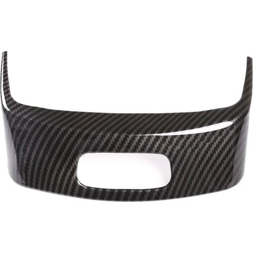 ABS Carbon Fiber Interior Center Armrest Box Switch Cover Trim for Benz A Class W177 C-Class A180L A200L 2019