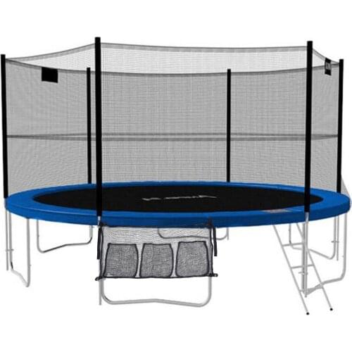 Trampoline Storage Mesh Bag With 4 Straps Toys Shoes Organizer Wall Decoration Storage Bag For Trampoline Accessories