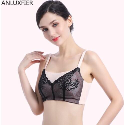 H9690 Artificial Breast Bra After Breast Cancer Surgery Full Cup No Steel Ring Comfortable Breathable Lingerie Sexy Thin Bras