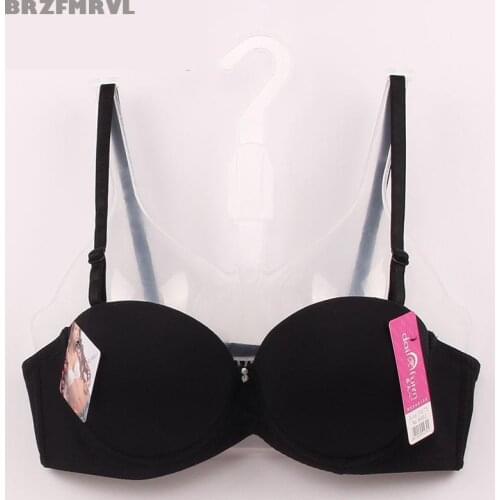 Hot Sexy brassiere thicken padded bra cheap push up t-shirt support bra for Young girl1/2 cup lovely bra underwire sexy cute bra
