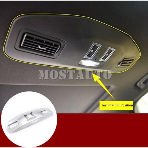 For Land Rover Discovery 5 L462 Inner Roof Rear Reading Light Cover Trim 2017-2018 1pcs Car Accessories Interior Car Decor