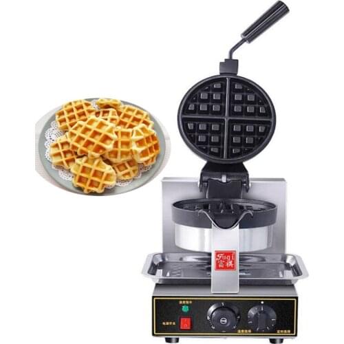 Double-sided Heating Single-head Rotating Waffle Maker Commercial Electric Waffle Baking Machine FY-2205A