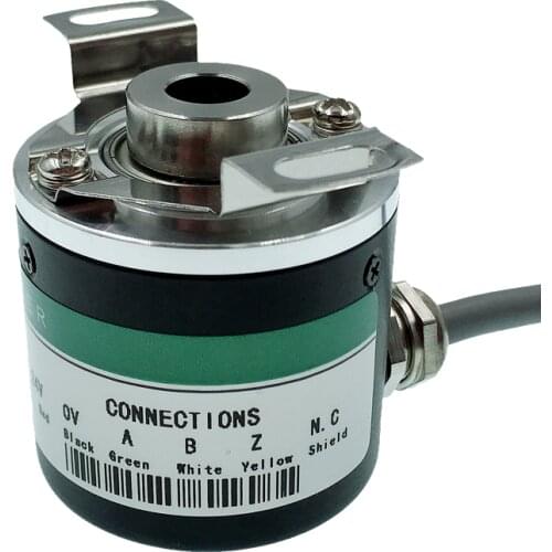 Hollow Shaft Photoelectric Rotary Encoder ZKP3808 360 Pulse 360 Line ABZ Three-phase 5-24V