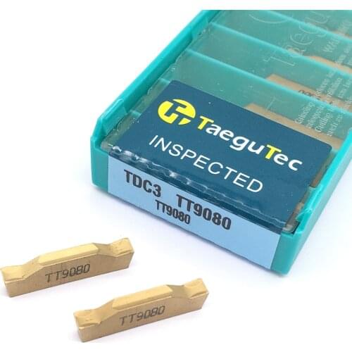 Sale 10PCS TDC3 TT9080 Cutting Lathe Grooving Carbide Inserts CNC Tools Turning Tools Lathe Cutter
