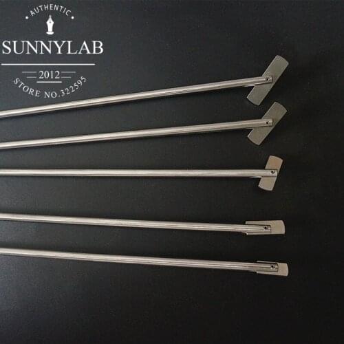 1pcs lab stainless steel paddle straight movable blade for stirrer mixer blender laboratory equipment
