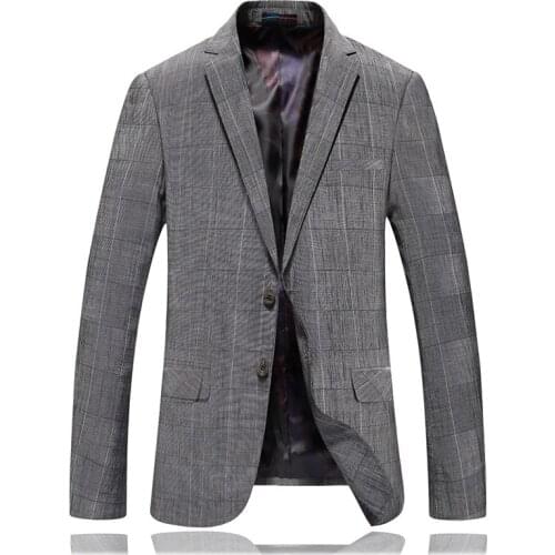 Mens Latest Costume Blazer Designer Blazers Business Casual Quality Plaid Suit Jacket Stylish Jacket Men Formal Elegant Blazer