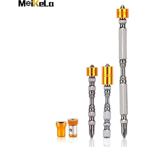 MeiKeLa 1PC Double Head Electric Screwdriver Set PH2 1/4" Hardness Magnetic 65MM 110MM Cross Head Screwdriver Bit Phillips Screw