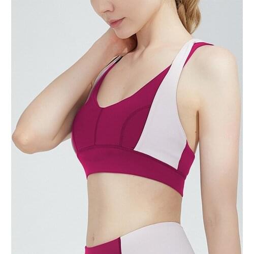 Summer New Beauty Back Sport Bras Women Gym Yoga Fitness Underwear Shockproof Push Up Bra Running Cycling Training Crop Top