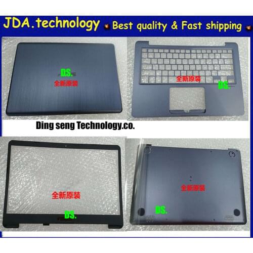 New/orig Laptop cases for Asus E406 E406S Back cover Front bezel Palmrest upper cover keyboard bezel Bottom base case,Gray