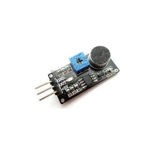 Wholesale 5Pcs/Lot Sound Detection Sensor Module Sound Sensor Intelligent Vehicle