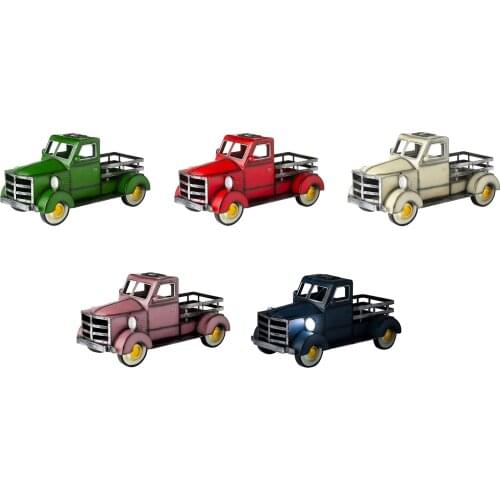 Truck Style Succulent Planter Tabletop Resin Craft Flower Pot Home Office for Succulent Planter Tabletop Garden Decoration