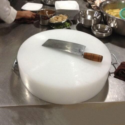 Plastic cutting board with handle Thicken the round cutting board Mold mildew proof cutting board Plastic kitchen cutting boards