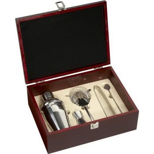 By dhl or ems 20sets, Stainless Steel Cocktail Shaker Mixer Drink Bartender browserKit Bars Set Tools