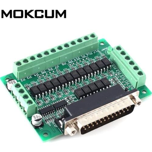 DC 5V CNC Interface Board Converter Optical Isolator Support KCAM4/EMC2/Linuxcnc high-performance interface board