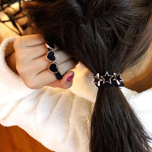 Hair Band Kawaii Accessories Rubber Bands Girl Hair Bands for Children Five-pointed Hair Ties Scrunchies Hair Accessories