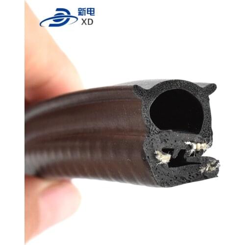 1 Meter Rubber Strip Sliding Oven Door Weather Strips Car Accessories Auto Door Seal Automotive Goods Noise Insulation