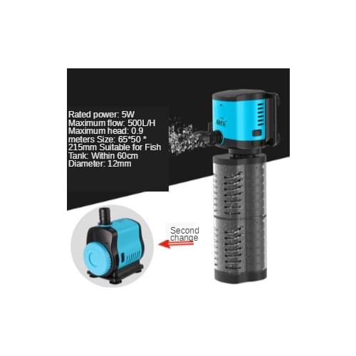 Fish tank filter oxygen pump fish water pump water purification pump oxygen circulating pump aerator aerator oxygen pump