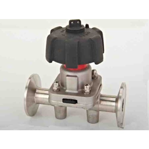 SS316L stainless steel sanitary pneumatic manual diaphragm valve with EPDM seal SDGMF-25E