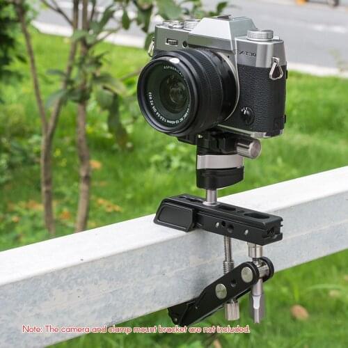Andoer Aluminum Alloy Mini Ball Head for DSLR Camera Smartphone Clip 360 Degree Rotating Panoramic Camera Tripod Ballhead