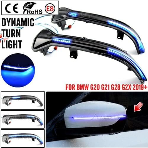 LED Blinker Dynamic Turn Signal Light Side Rear-View Mirror Indicator Light for BMW G20 G21 G28 G2x 2019 2020
