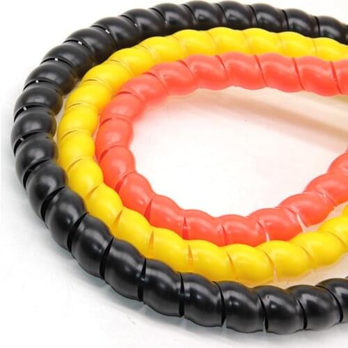 2 Meters 8mm Spiral Winding Cable Wire Cover Line Organizer Pipe Protection for Office and Home Power Cords Wire Protector Tube