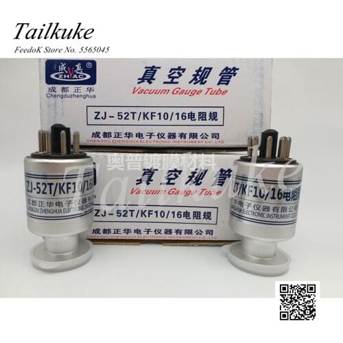 ZJ-52T / KF10 / 16 Vacuum Gauge, Flange Interface Original Authentic