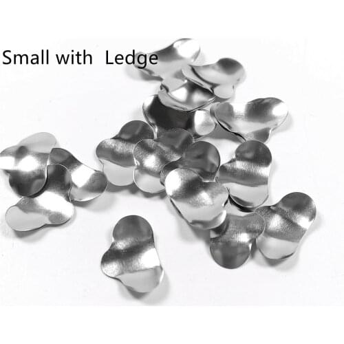 100pcs/Bag Dental Sectional Contoured Matrices SS Small With Ledge