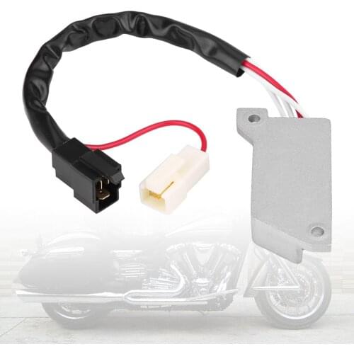 13.6in 1 pc Motorcycle Black Aluminum Alloy Voltage Regulator Rectifier for YAMAHA XV 535 XV535 VIRAGO 1987-1996 XV750 XV 1100 V