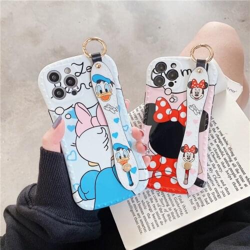 2021 Disney Donald Duck Minnie for iphone 11/12 pro max case iPhone 7 plus xr xs max case for iphone carcasa iphone for huawei