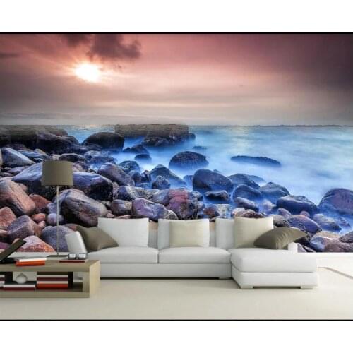 Custom mural on the wall 3d photo wallpaper Pebbles and sea of clouds home decor living room wallpaper for walls 3 d in rolls