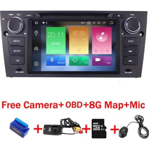4G+32G 8 Core Android 8.1 car radio multimedia player for BMW E90 E91 E92 With Manual Auto Frame Wifi 4G GPS Bluetooth Radio dvd