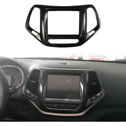 Center Console Dashboard Navigation Air Conditioner Outlet Cover Trim Panel For Jeep Cherokee 2014-2018
