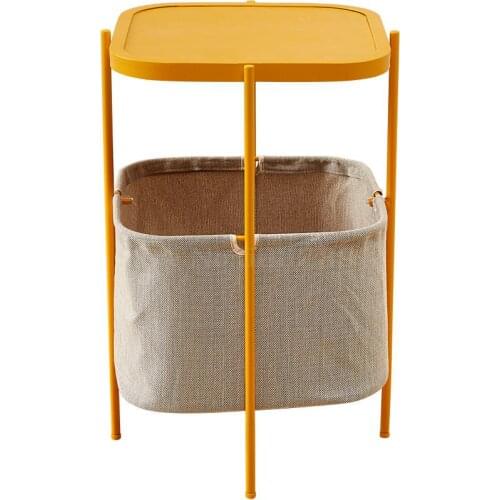 Home side living room small coffee table simple mini square sofa corner storage small table