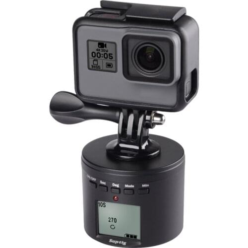 For Dji Osmo Action Time Lapse tripod mount Smart Electric Panning Rotating For Go Pro 8 insta 360 ONE X R xiaoyi 4k 2 Accessory