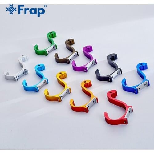 Frap Clothes Hook Multicolor free choice Green Red Blue Seckill Sale Follow FRAP Official Store Bathroom Fittings F204