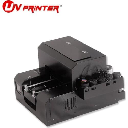 Small UV printer for A4 leather mobile phone case PVC board/acrylic board/wood/metal board colorful pattern printing