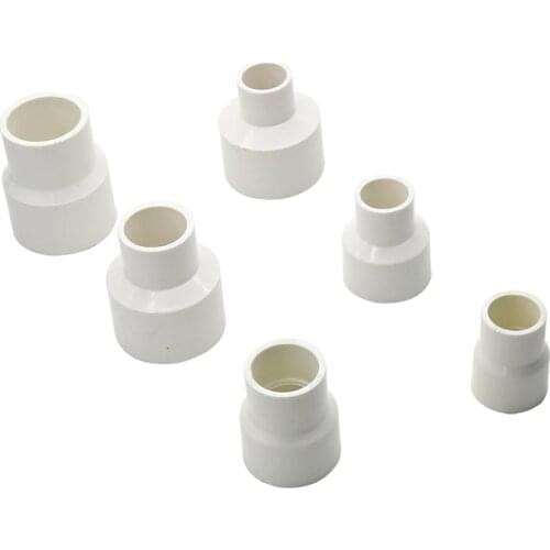 20/25/32/40 mm PVC Reducing Straight Connector Garden Irrigation Water Pipe Adapters Tube Quick Connection Joint 3Pcs