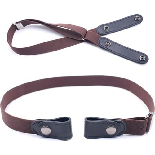 Easy Belt Without Buckle-free Men Elastic Waist Belts Ceinture Femme Stretch Jeans Hidden Invisible Secret for Women No Hassle