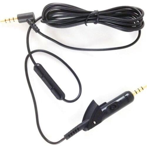 Replacement Inline Remote Microphone Cable for B o s e QC15 QC 15 QC2 QC 2 Headphone Headset
