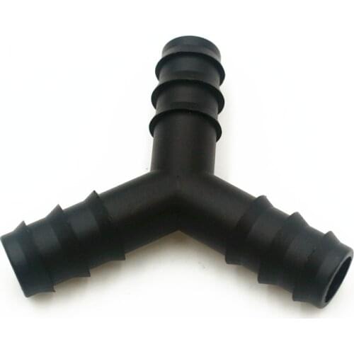30pcs Dn16 Y Type Tee Connector Create A Three-way Poly Tube Drip Line Drip Irrigation Fittings Drip Micro Irrigation Z122