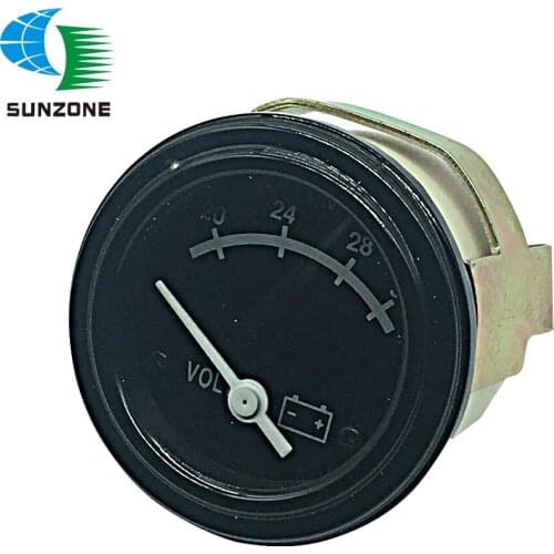Diesel Generator Voltmeter 3015235 24V Diesel Engine Voltage Gauge 30-15235 Round Voltmeter