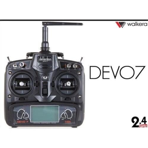 Walkera 2.4ghz 7ch Devo7 Devo Radio TransmitterW/big LCD