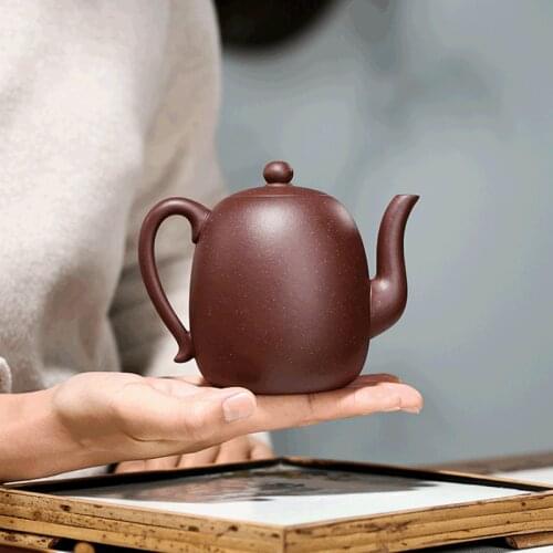 Yixing Purple Clay Pot Tea Set Household Kung Fu Teapot Zhou Xiaomin Hand-carved Original Zisha Beauty Shoulder Custom Gift