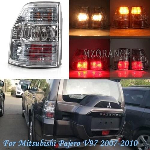 MZORANGE Rear Tail Light For Mitsubishi Pajero V93 V97 2007-2010 Tail Brake Stop Light Rear Turn Signal Lamp Car Accessories