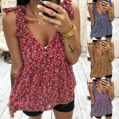 Spring and Summer Womens Sling Print Dress Shirt Loose Casual V-neck Large Size Home Wear Casual Tshirt Mini Dress Sexy Dress