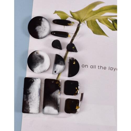 1Pcs Earrings Dangler Casting Silicone Mould DIY Crafts Jewelry Pendant Making Tools Crystal Epoxy Resin Mold