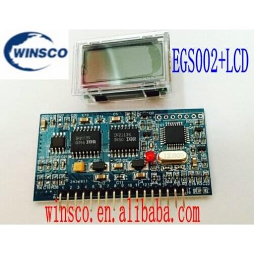 2PCS/LOT EGS002+LCD 100% NEW EG Pure sine wave inverter driven plate EGS002+LCD "EG8010 + IR2110" driver module
