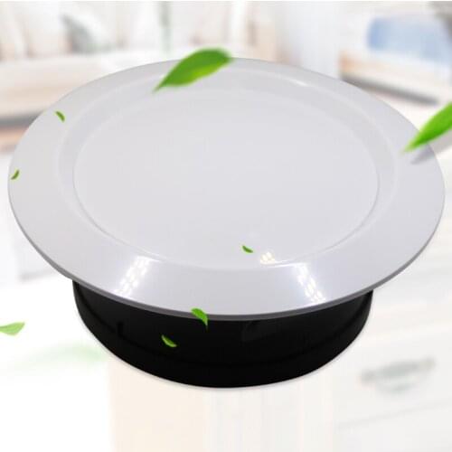 200mm ABS Air Vent Cover Bathroom Ceiling Wall Supply and Exhaust Ventilation Grille for Round Duct Pipe