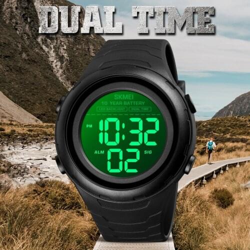 2021 SKMEI Fashion Men Sports Watches Dual Time Chrono Watch Mens Digital Wristwatches Date Week Alarm Male Watch reloj hombre